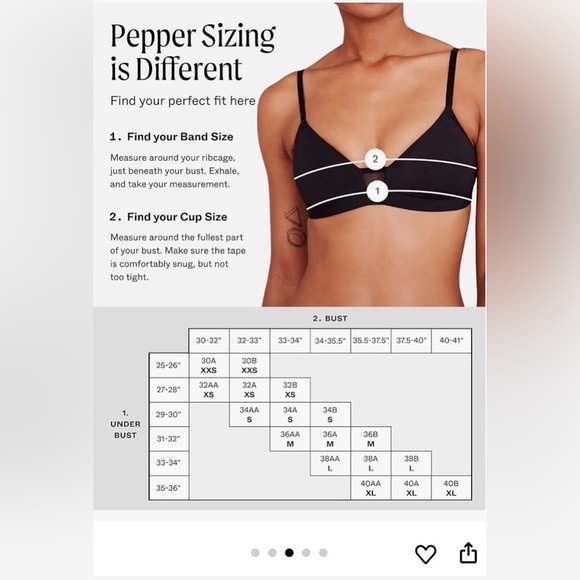 Pepper Bra Fawn LARGE Feel Good Wire Free T-shirt - Picture 4 of 7